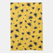 Serviette de cuisine - Cute Bee Tea Towel for Ever (Vertical)