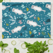 Serviette de cuisine Cute Otters (Plié)