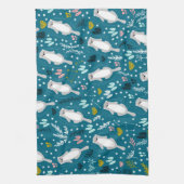 Serviette de cuisine Cute Otters (Vertical)