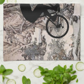 Serviette de cuisine cycliste (Plié)