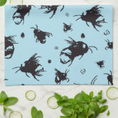 Serviette de cuisine d'abeille | Un cadeau parfait (Plié)