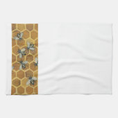 Serviette de cuisine d'abeilles de miel (Horizontal)
