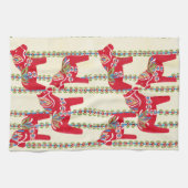 Serviette de cuisine Dala Horse (Horizontal)