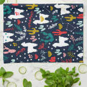 Serviette de cuisine d'alpaga (Plié)