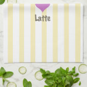 Serviette de cuisine d'amants de moka ! (Plié)