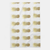 Serviette de cuisine d'ananas d'or (Vertical)