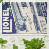 Serviette de cuisine d'annonce de train électrique (Plié)