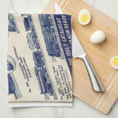 Serviette de cuisine d'annonce de train électrique (Quart Plié)