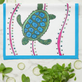 SERVIETTE DE CUISINE "DANS LE FLUX" (Plié)