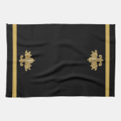 Serviette de cuisine d'antiquités Fleur de Lis (Horizontal)