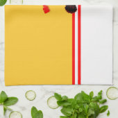 Serviette de cuisine d'Appetit d'os des anges de (Plié)