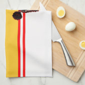 Serviette de cuisine d'Appetit d'os des anges de (Quart Plié)