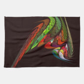 Serviette de cuisine d'art Abstrait Chameleon (Horizontal)