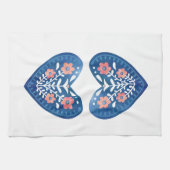 Serviette de cuisine d'art populaire scandinave (Horizontal)