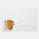 Serviette de cuisine d'automne Citrouille orange (Horizontal)