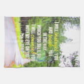 Serviette de cuisine de 32:8 de psaume (Horizontal)