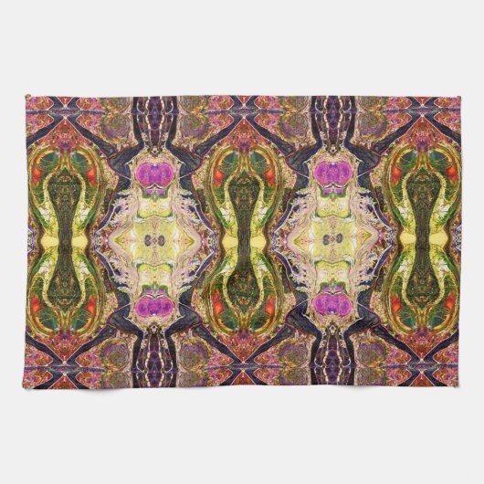 Serviette de cuisine de 8 guerriers de yoga par (Horizontal)