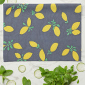 Serviette de cuisine de baisses de citron (Plié)