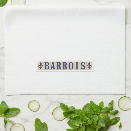 Serviette de cuisine de Barrois (Plié)