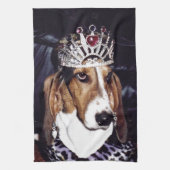 Serviette de cuisine de Basset Hound (Vertical)