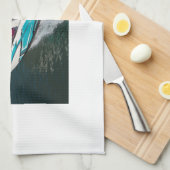 Serviette de cuisine de bateaux de chaparal 16" x (Quart Plié)