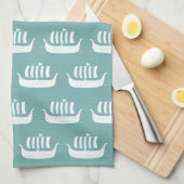 Serviette de cuisine de bateaux de Viking (Quart Plié)