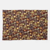 Serviette de cuisine de batteries de cuisine dans (Horizontal)