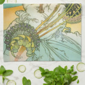 Serviette de cuisine de beauté de Nouveau Monte (Plié)