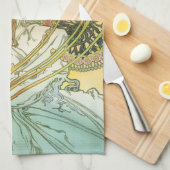 Serviette de cuisine de beauté de Nouveau Monte (Quart Plié)