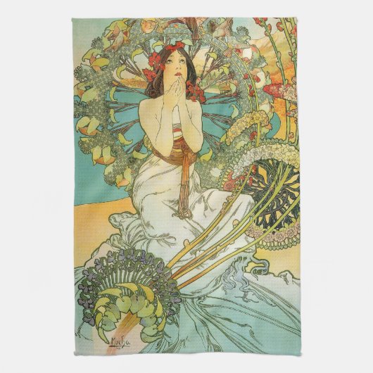 Serviette de cuisine de beauté de Nouveau Monte (Vertical)