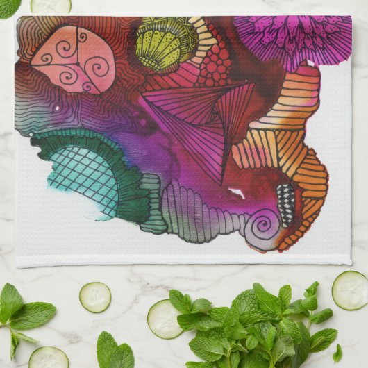 Serviette de cuisine de bison (Plié)