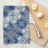 Serviette de cuisine de Bohème turquoise bleue de (Quart Plié)