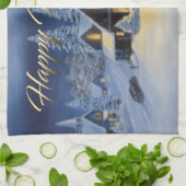 Serviette de cuisine de bonne année (Plié)