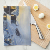 Serviette de cuisine de bonne année (Quart Plié)