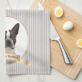 Serviette de cuisine de Boston Terrier (Quart Plié)