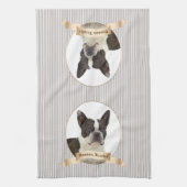 Serviette de cuisine de Boston Terrier (Vertical)