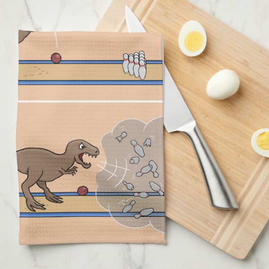 Serviette de cuisine de bowling de Rex de (Quart Plié)