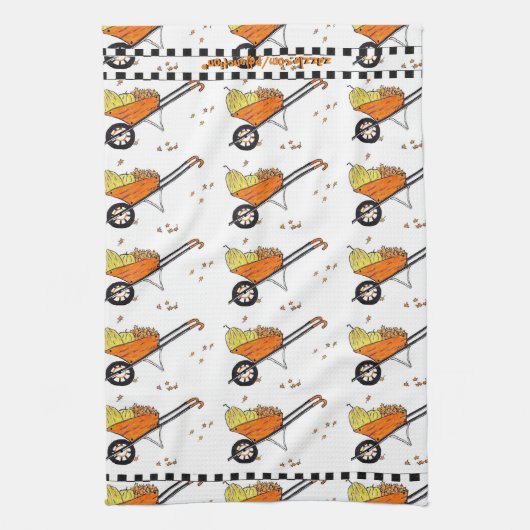 Serviette de cuisine de brouette (Vertical)