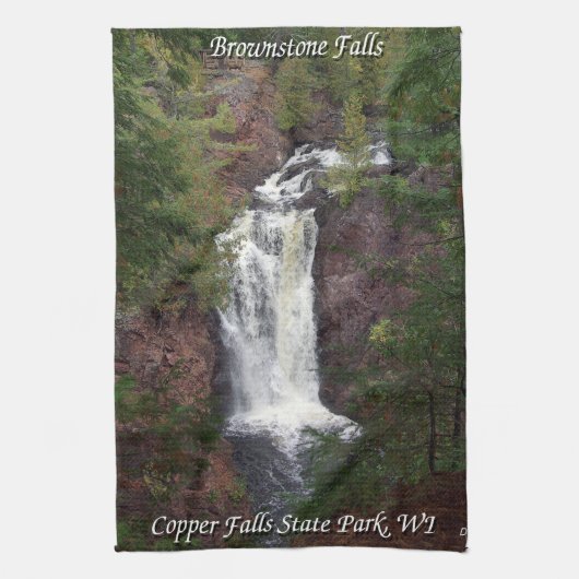 serviette de cuisine de Brownstone Falls (Vertical)