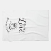 Serviette de cuisine de café d'Elegante (Horizontal)