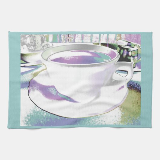 Serviette de cuisine de caféine (Horizontal)