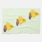 Serviette de cuisine de canard jaune - Choisissez (Horizontal)