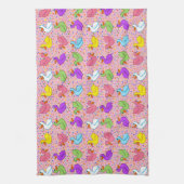 Serviette de cuisine de canards colorés (Vertical)