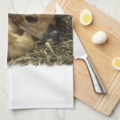 Serviette de cuisine de cerfs communs de bébé (Quart Plié)