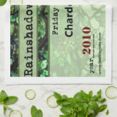 Serviette de cuisine de Chardonnay de vignobles de (Plié)