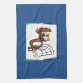 Serviette de cuisine de cheval de peinture de (Vertical)