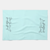 Serviette de cuisine de chèvre (Horizontal)