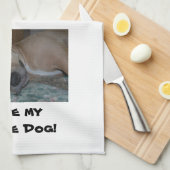 Serviette de cuisine de chien de Probie (Quart Plié)