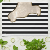 Serviette de cuisine de chien de Terre-Neuve (Plié)