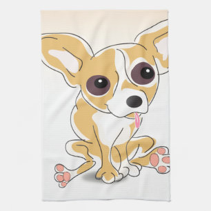 Serviette de cuisine de chiwawa